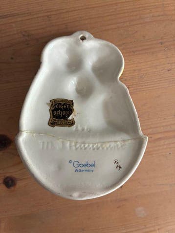 Goebel - Beeldje - Heilig waterbakje Heilige Familie Goebel, Antiek en Kunst