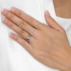 Bvlgari - Bague - 18 carats Or blanc - 0.04ct. tw. Diamant