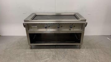 Grill teppanyaki en acier inoxydable 21 kW au gaz 144 x 91 x, Verzenden
