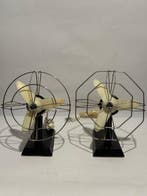 Elektrische ventilator - Plastic, Metaal - Twee vintage, Antiek en Kunst
