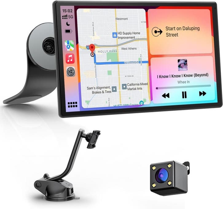9 Touchscreen Auto | OP = OP Retour | Bluetooth + AUX, Auto diversen, Autoradio's, Nieuw, Verzenden