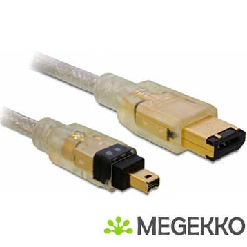 Delock 82577 Kabel FireWire 6-pins male > 4-pins male 2 m, Verzenden