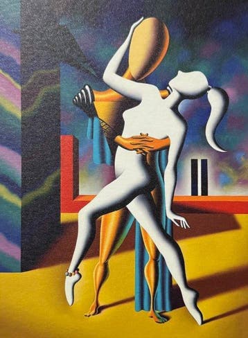 Mark Kostabi (1960) - Embracing Possibility