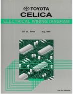 1999 TOYOTA CELICA ELECTRISCH SCHEMA WERKPLAATSHANDBOEK