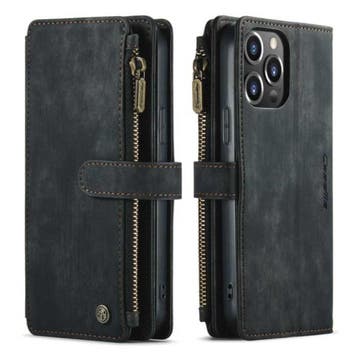 iPhone 12 Leren Flip Case Portefeuille - Wallet Cover Cas, Verzenden