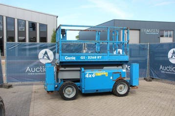 Veiling: Schaarhoogwerker Genie GS3268RT Diesel 12m 2007, Ophalen