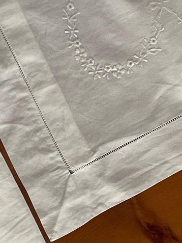ricami fatti a mano - Drap de lit (3) - 2.57 cm - 2.3 cm -