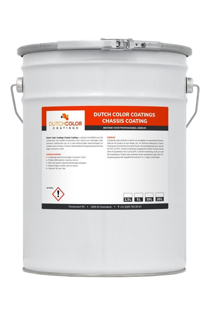 DCC Chassis Coating Zwart Zwart 10L, Doe-het-zelf en Bouw, Verf, Beits en Lak, Zwart, Nieuw, Verzenden