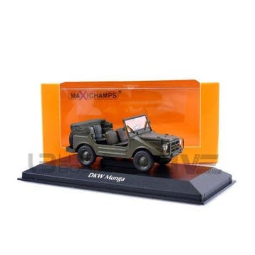 Maxichamps 1:43 - Voiture miniature - DKW Munga (1955) Khaki