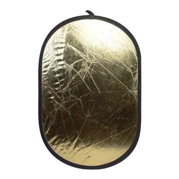 Starblitz 2-in-1 Ovaal Reflectiescherm Goud / Zilver 71 x, Nieuw