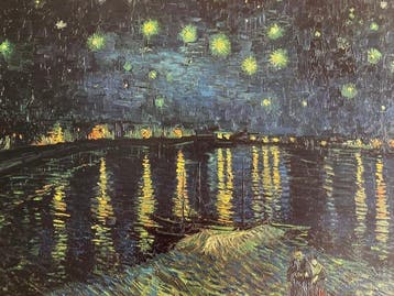 Van Gogh - Sternennacht, 1888, Antiquités & Art