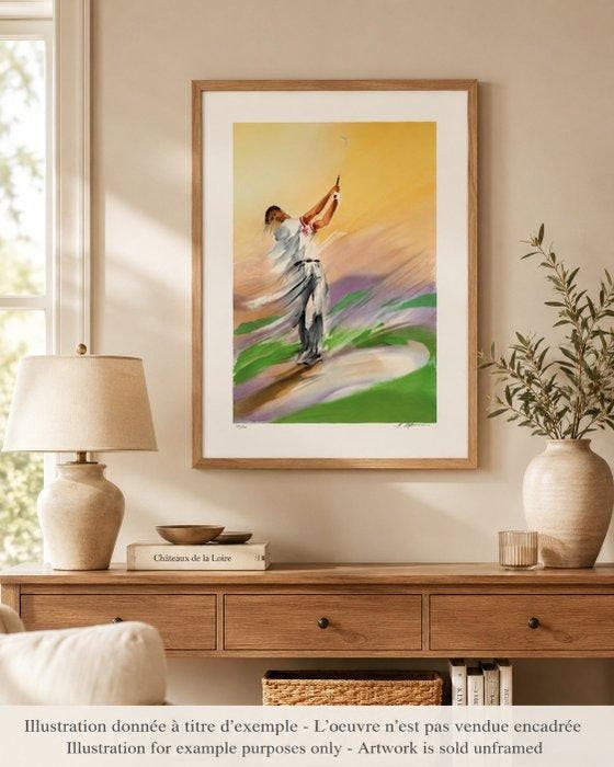 Maurice Filloneau (1930-2000) - Golf : Le Swing, Antiquités & Art, Antiquités | Autres Antiquités