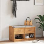 vidaXL Gangbankje SANDNES 87x40x50 cm massief grenenhout, Verzenden, Nieuw