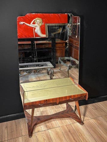 Wandtafel - Hout, Glas, Antiek en Kunst