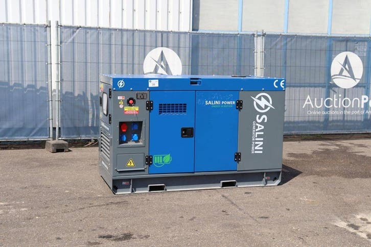 Veiling: Generator Salini VG-R30 Diesel 2026 37kVA Nieuw, Articles professionnels, Machines & Construction | Générateurs, Enlèvement