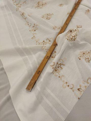 Misto lino vintage - anni 70 - Textile - 500 cm - 170 cm, Antiek en Kunst