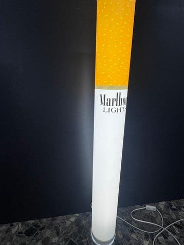 Lamp Marlboro handgemaakt (Gemaakt in Italië) - Lichtbord -