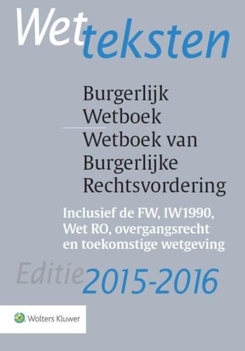 Wetteksten burgerlijk wetboek/wetboek van burgerlijke, Verzenden, Gelezen