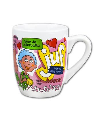 Mok Juf 12cm, Verzenden, Nieuw