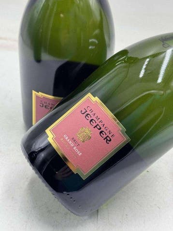 Jeeper, Brut - Champagne Rosé - 2 Fles (0,75 liter), Nieuw
