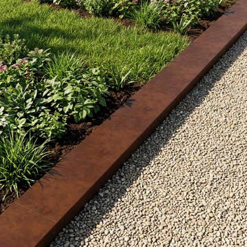 vidaXL Afdekprofiel voor tuinranden 10 st 100 x 20 x 5 cm, Verzenden