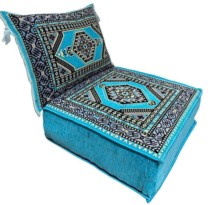 Kelim - 60 cm - 60 cm - Pouf et oreiller, Antiquités & Art, Art | Objets design