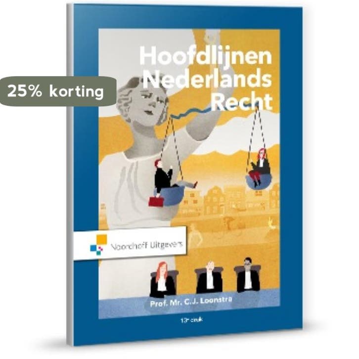Hoofdlijnen Nederlands recht 9789001886257 C.J. Loonstra, Livres, Science, Envoi