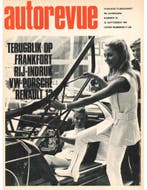 1969 AUTO REVUE MAGAZINE 20 NEDERLANDS, Nieuw
