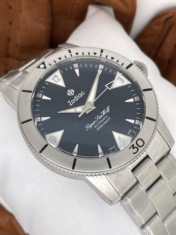 Zodiac - Super Sea Wolf Skin Diver Automatic - ZO9215 -, Nieuw
