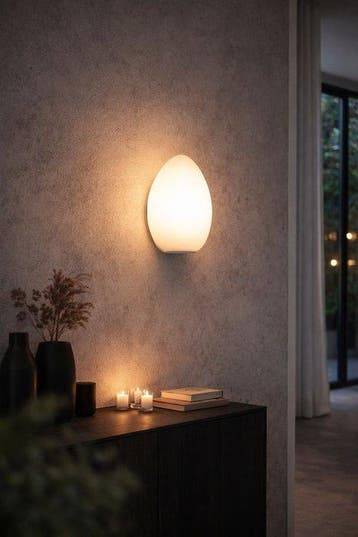 Fontana Arte - Design Lab - Lampe murale - œuf - Verre,