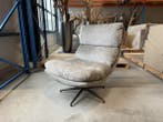 Veiling - Fauteuil Comfy - Draaibaar - Stof - Clay/Beige
