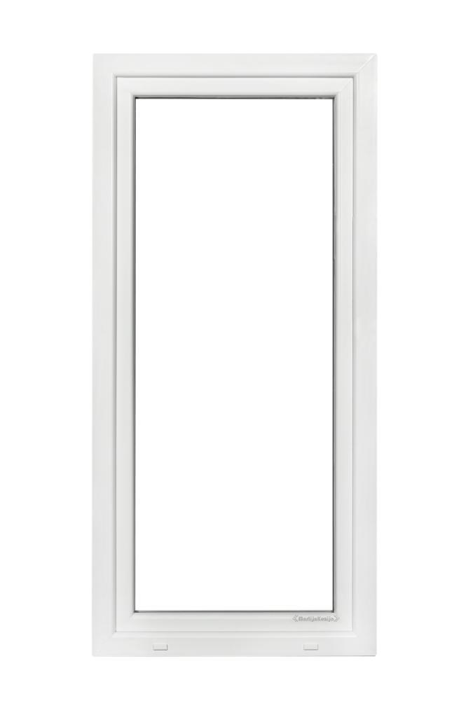 PVC raam draaikiep b80xh140cm wit stomp, Doe-het-zelf en Bouw, Glas en Ramen, Dubbelglas, Nieuw, Gevelraam of Ruit, 120 tot 160 cm