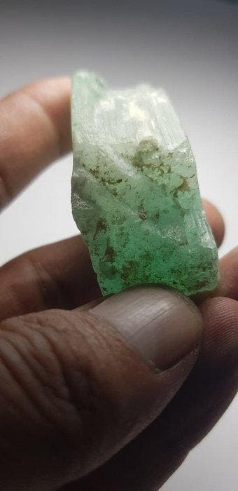 Natuurlijk beëindigde Kunziet Kristal - Hoogte: 63 mm -