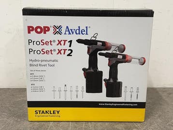 Veiling - Stanley blindklinktang set POP Proset XT1/XT2
