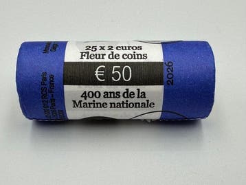 Frankrijk. 2 Euro 2026 Marine Française (25 monnaies) en