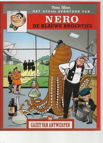 Nero - De Blauwe Broertjes / Gazet van Antwerpen / 34, Verzenden, Marc Sleen