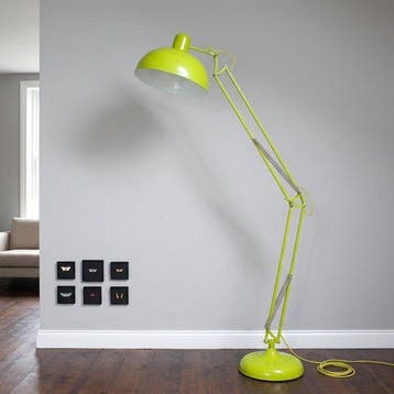 Staande lamp - Staal - 190 cm - Limoengroen