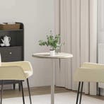 vidaXL Tafelblad Ø50x2,5 cm marmer grijs, Verzenden, Nieuw