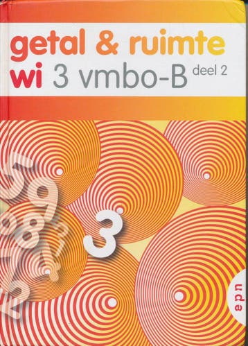 Getal en Ruimte 3 deel 2 VMBO-B, Verzenden, Nieuw