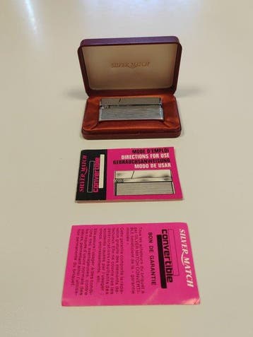 Silver Match - Convertible - Zakaansteker - Edelstaal