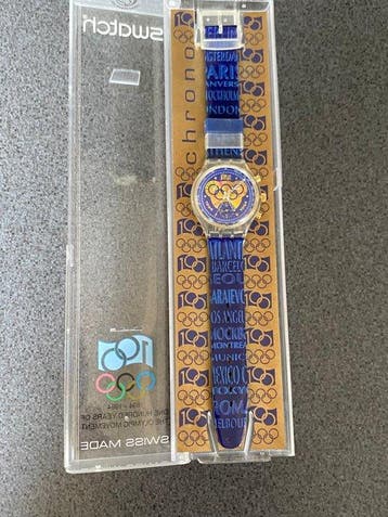Olympische Spelen - Swatch toont 100 jaar Olympische Spelen., Verzamelen, Nieuw