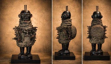 Prachtige statuette van Fon Nkisi Nkondi Bakongo - Bakongo -
