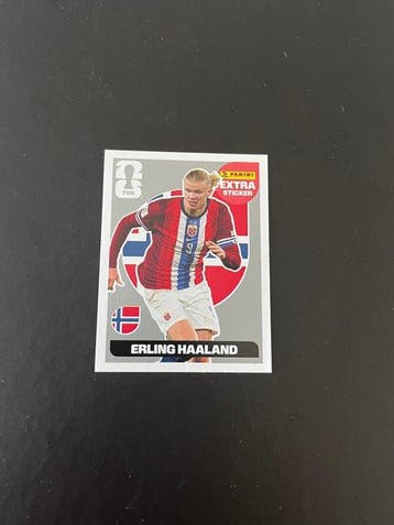 2026 Panini Erling Haaland - Extra Sticker Silber - 1, Nieuw