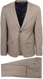 Suitable Toulon Kostuum Wol Sand maat Maat 52/54 (L) Heren, Kleding | Heren, Kostuums en vesten, Maat 52/54 (L), Verzenden, Beige