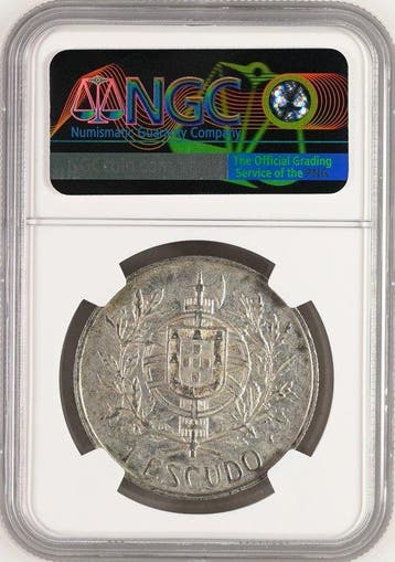 Portugal. Republic. 1 Escudo 1914. Birth of the Republic. AU