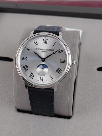 Frédérique Constant - Classics Moonphase - FC-206RS3S6 -, Handtassen en Accessoires, Horloges | Heren, Nieuw