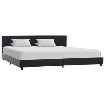vidaXL Bedframe kunstleer zwart 180x200 cm, Huis en Inrichting, Verzenden, Nieuw