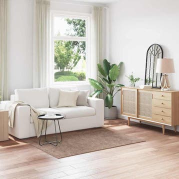 vidaXL Antislip Shaggy Tapijt Bruin 120 x 170 cm PP, Verzenden, Nieuw