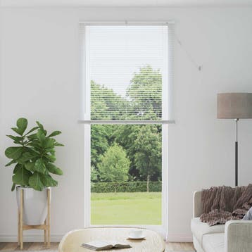 vidaXL Venetiaanse jaloezie Wit 213 x 90 cm 25 mm PVC, Verzenden, Nieuw