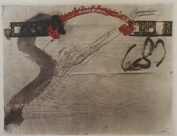 Antoni Tapies (1923-2012) - Impressio de fusta, Antiquités & Art, Antiquités | Autres Antiquités
